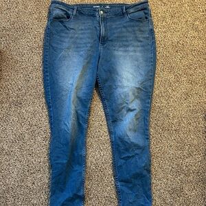Old Navy Women's Dark Blue Skinny Jeans